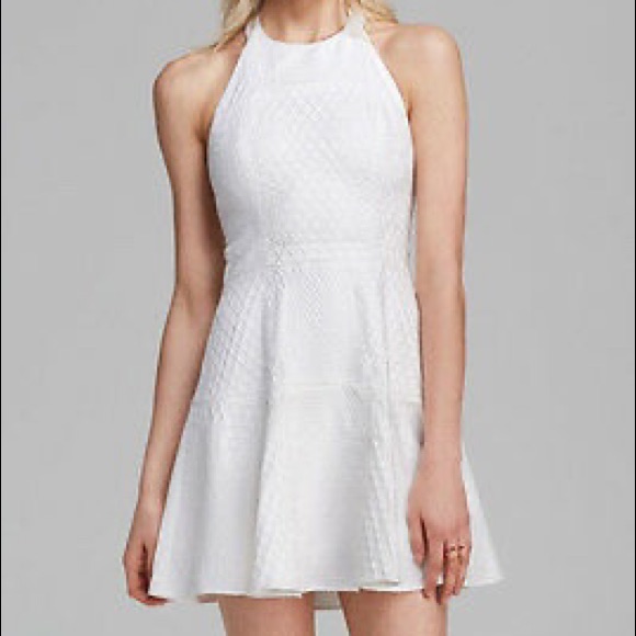 Nwt Parker White Lace Halter Dress - Size Small